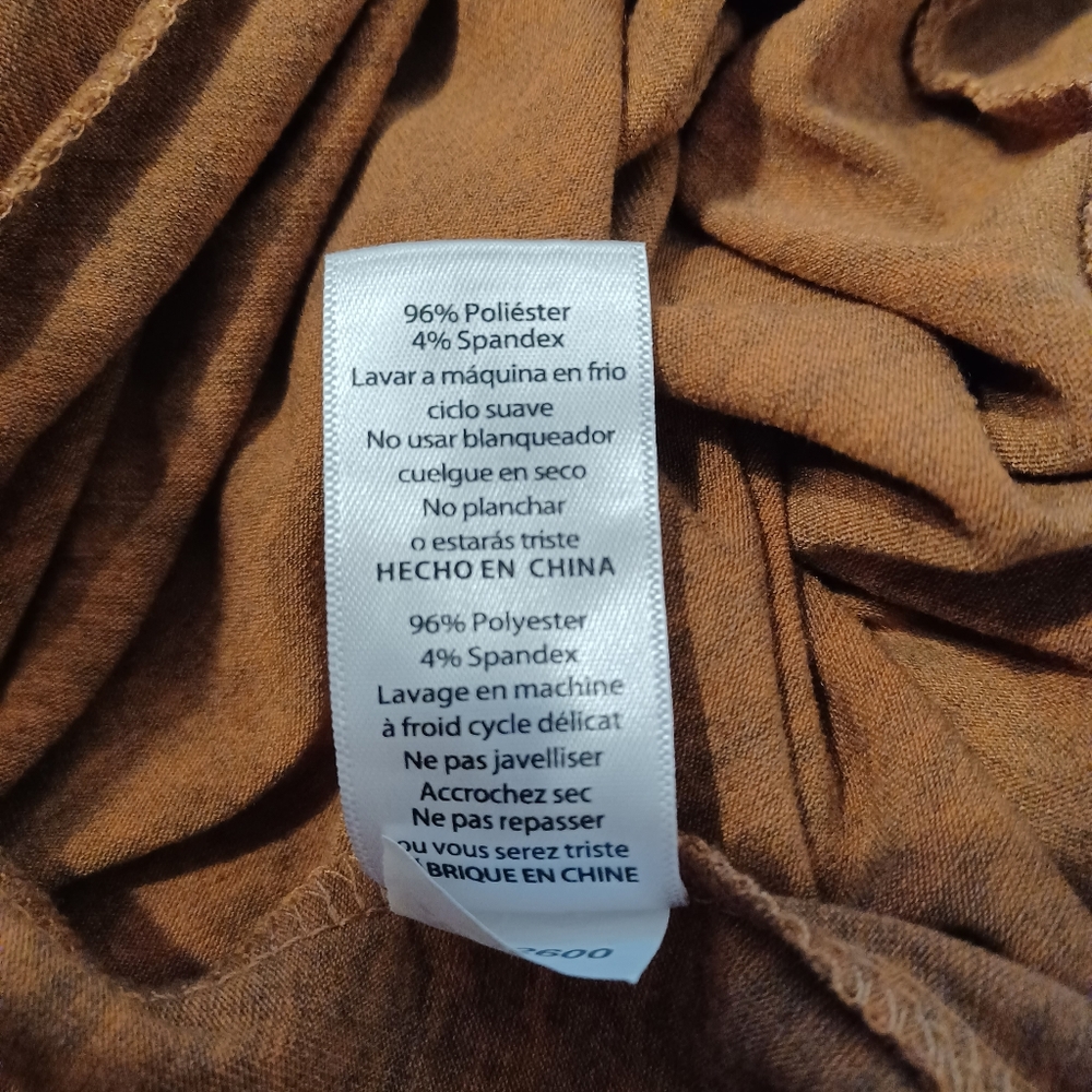 LuLaRoe Carly Perfect Fall Dress Tan Size Small - Picture 10 of 10